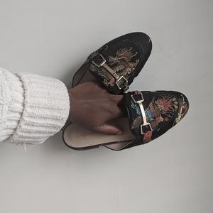 Embroidered Loafer Slipper